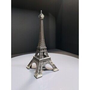 EIFFEL TOWER 10" Souvenir metal Building Model Miniature Paris decoration